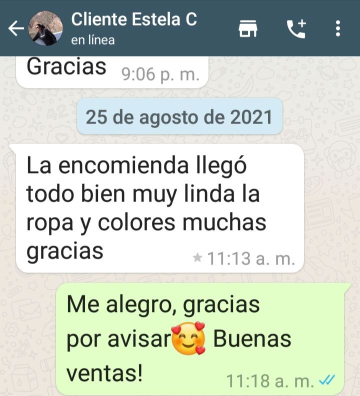 Referencia de clienta