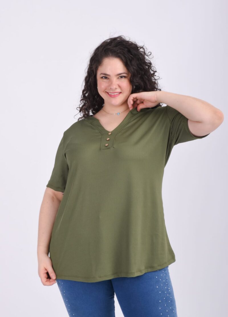 Remera Henley